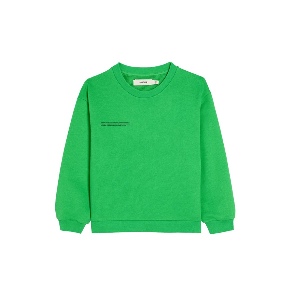 Pangaia ARCHIVE KIDS' 365 MIDWEIGHT SWEATSHIRT - JADE GREEN
